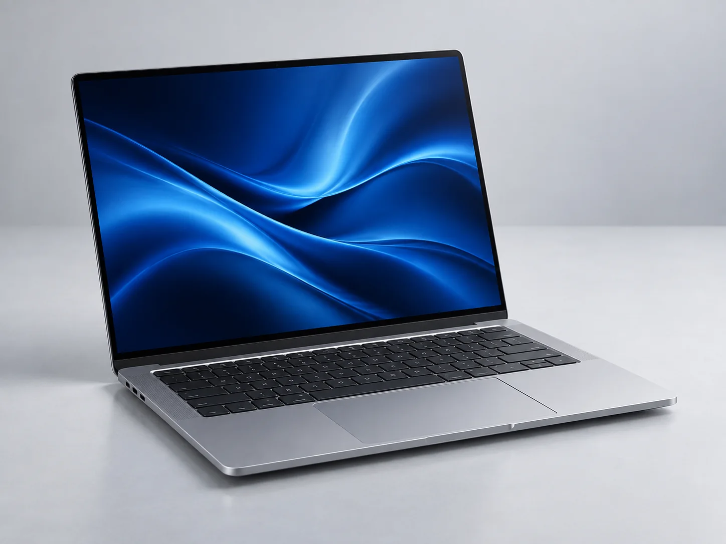 Computer hardware shown in an editorial workspace scene.